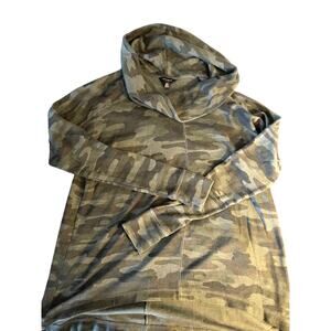 Camo Funnel Neck Women's Sweater